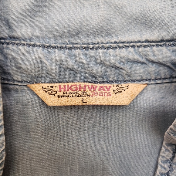 HWY Jeans L  Short Romper - Picture 5 of 7